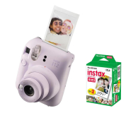 Aparat natychmiastowy Fujifilm Instax Mini 12 purpurowy + wkłady (20 zdjęć)